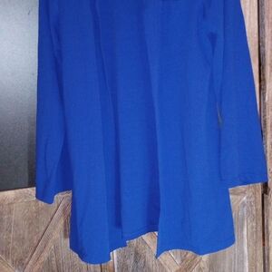 Elegant Blue Women's Top